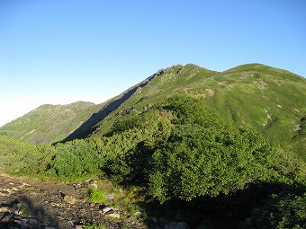 荒川三山と丸山