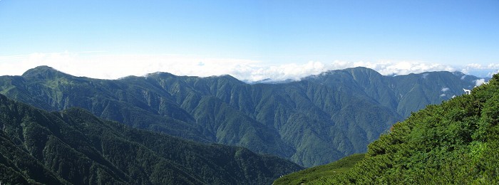 河内岳？～光岳