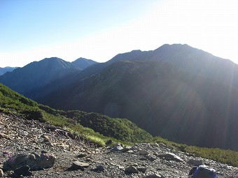 荒川三山と赤石岳