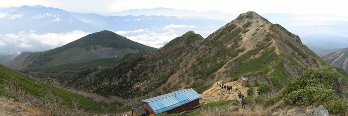 編笠山