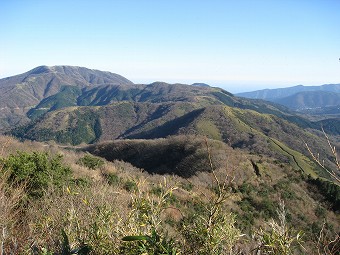 明神ヶ岳方面