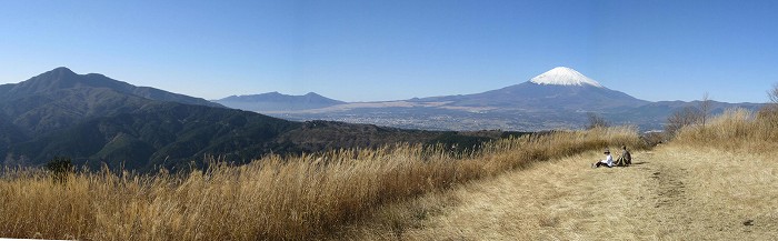 矢倉岳の展望台から