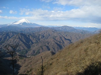 富士山と南アルプス