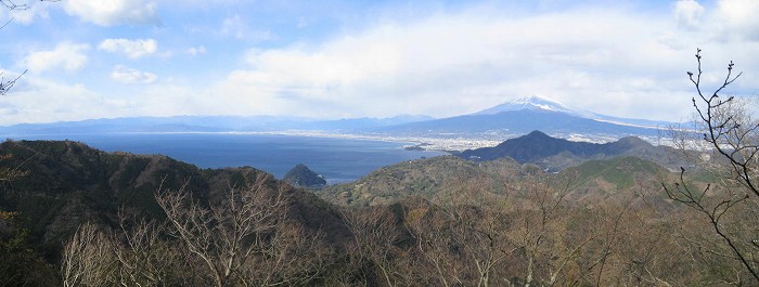 葛城山から見る富士山