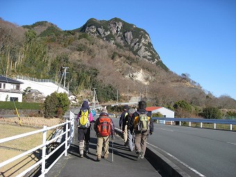 城山へ