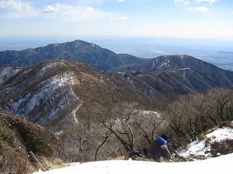 表尾根へ