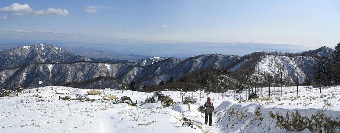 竜ヶ馬場のベンチ