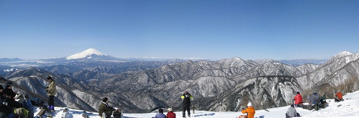 塔ノ岳からのパノラマ