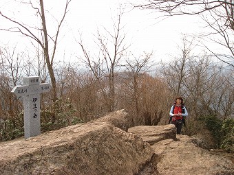 伊豆ヶ岳　道標