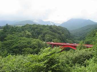 東沢大橋　展望台