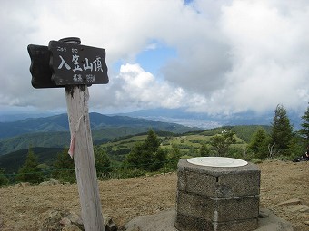 入笠山　山頂