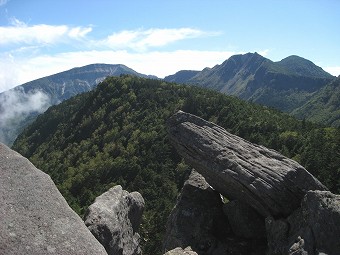 硫黄岳と天狗岳