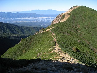 西天狗岳へ