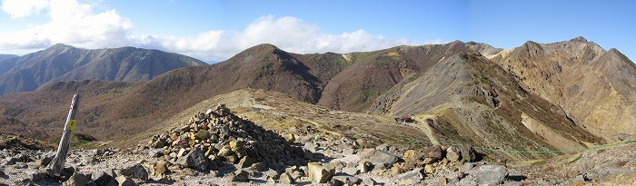 大倉山～朝日岳