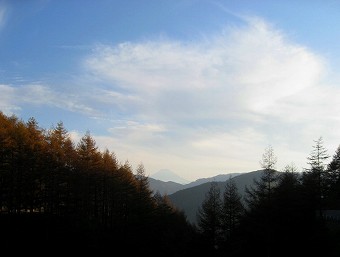 指入峠から見る富士山