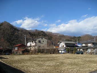 むすび山の尾根