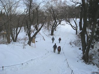 一丁平へ