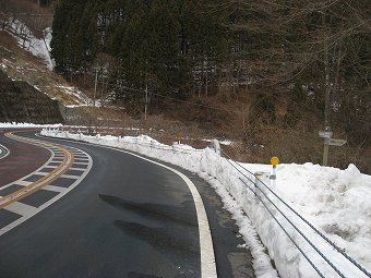 一旦車道へ