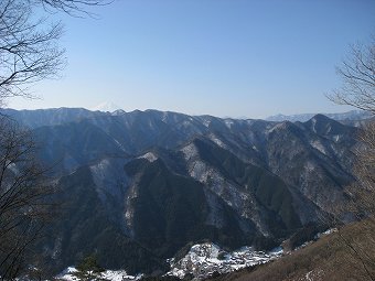 三ツ森と富士山