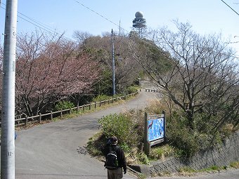 左上は香貫山山頂