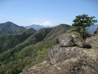 御前山から富士山