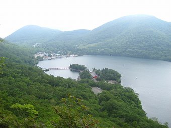 大沼と地蔵岳