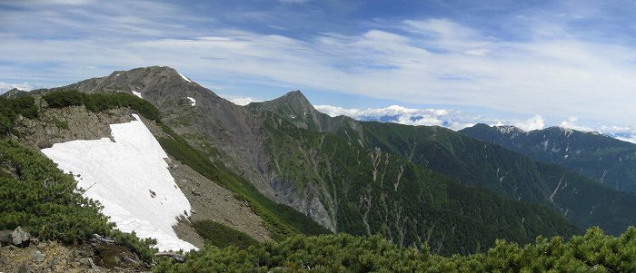 間ノ岳～北岳～鳳凰三山