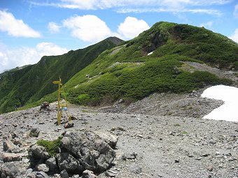 大門沢下降点