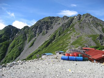 農鳥岳～西農鳥岳