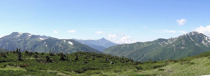 三俣蓮華岳～笠ヶ岳～黒部五郎岳