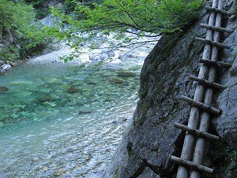 黒部源流の川