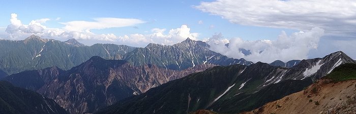 大天井岳・常念岳～東鎌尾根～槍ヶ岳