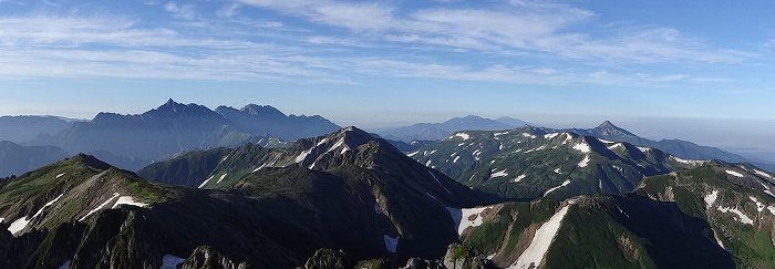 槍ヶ岳～笠ヶ岳