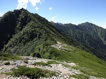 濁沢大峰へ