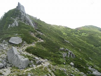 大滝山へ