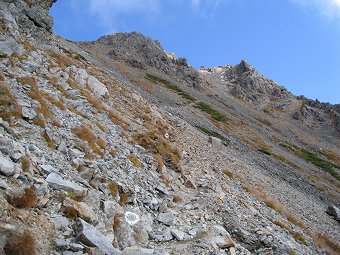 槍ヶ岳山荘へ