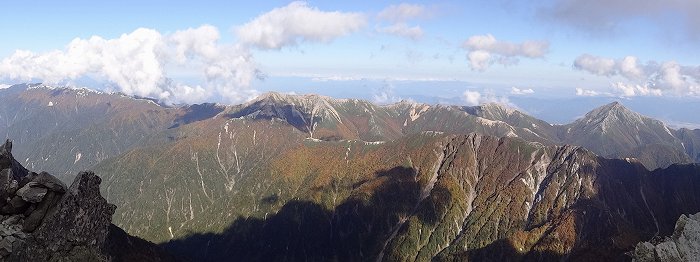 燕岳～大天井岳～常念岳