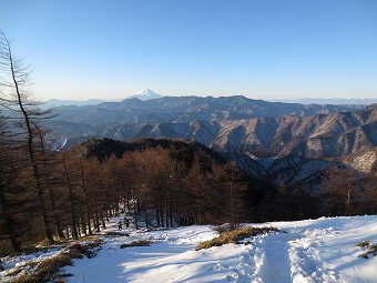 小雲取山から