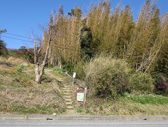 とみやま水仙遊歩道　入口