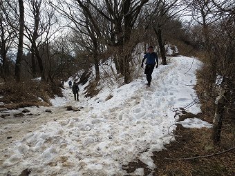 イタツミ尾根　分岐