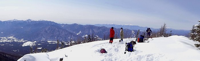 西岳から