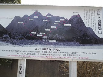 北辰ヶ岳御嶽山