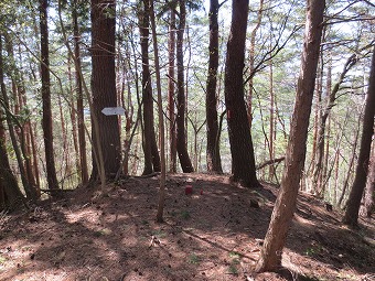 鍵掛峠右折へ