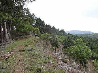 峰坂峠へ