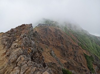 赤岳天望荘へ