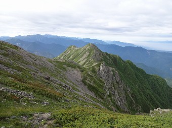 仙塩尾根方面