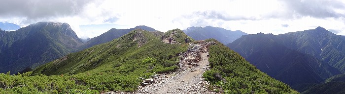 甲斐駒ヶ岳～北岳