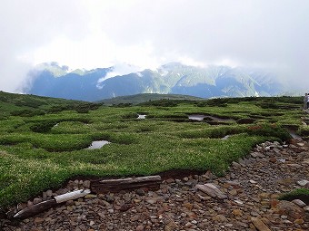 後立山方面