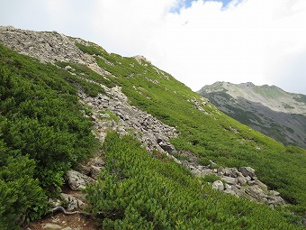 大仙丈ヶ岳へ