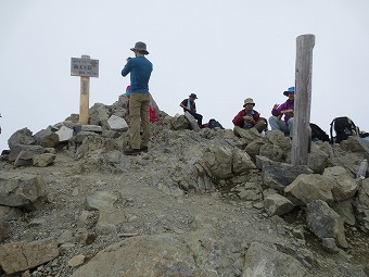 仙丈ヶ岳　山頂